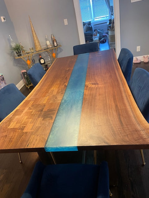 Epoxy Resin River Table