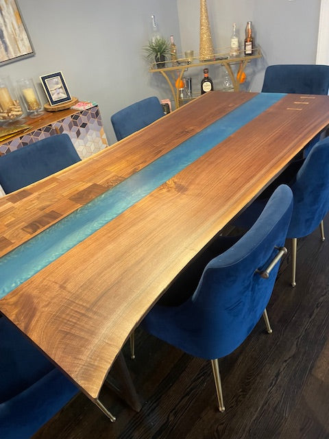 Epoxy Resin River Table