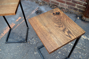 Reclaimed Oak End Table
