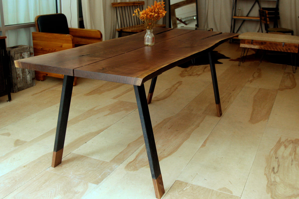 Bookmatched Walnut Dining Table