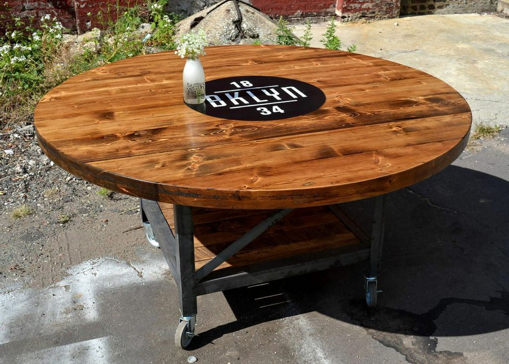 Reclaimed Oak Rounder's Dining Table