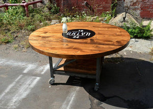 Reclaimed Oak Rounder's Dining Table